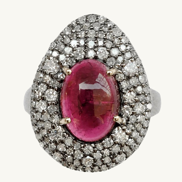 Tara Pear Cabochon Ring