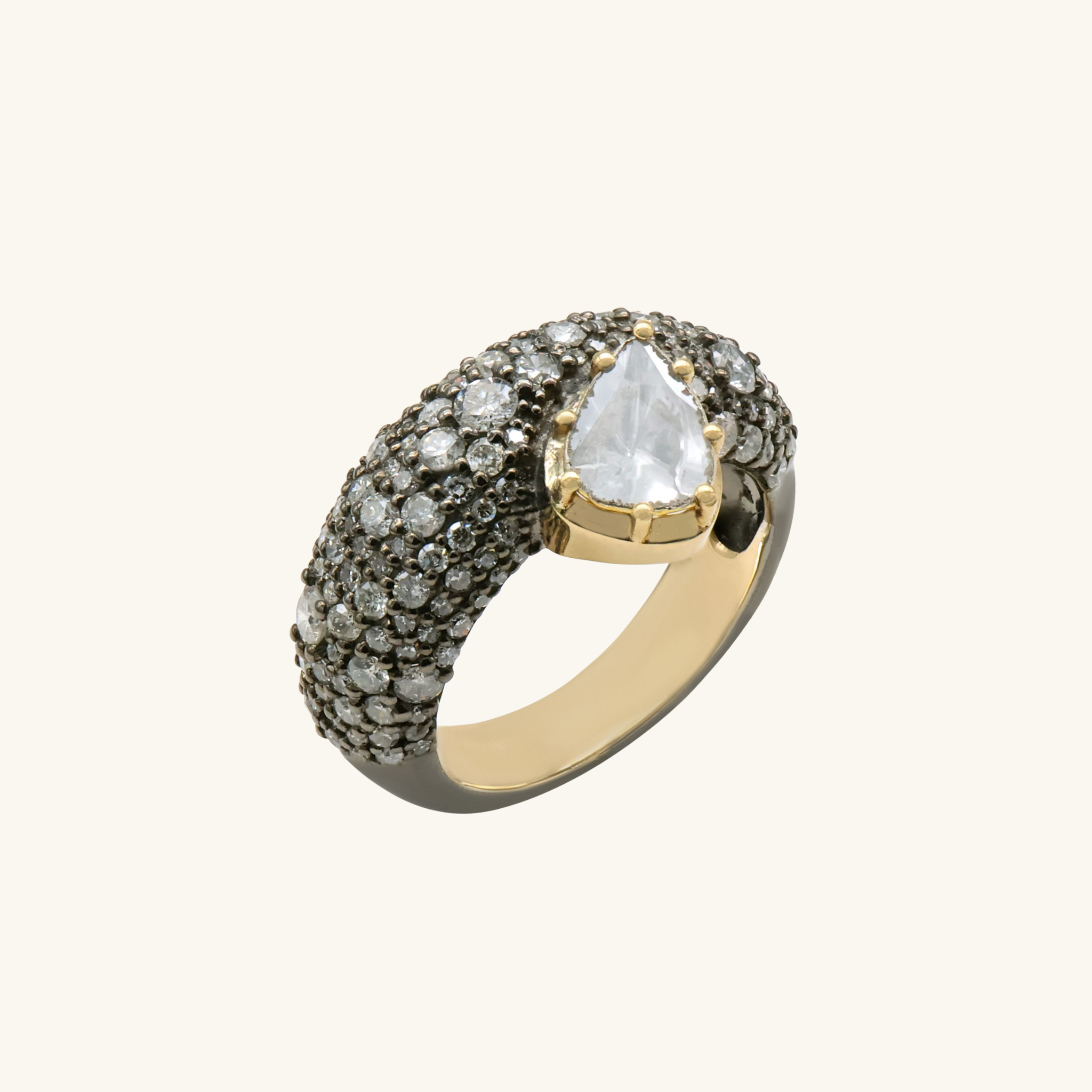 Tara Pear Dome Ring