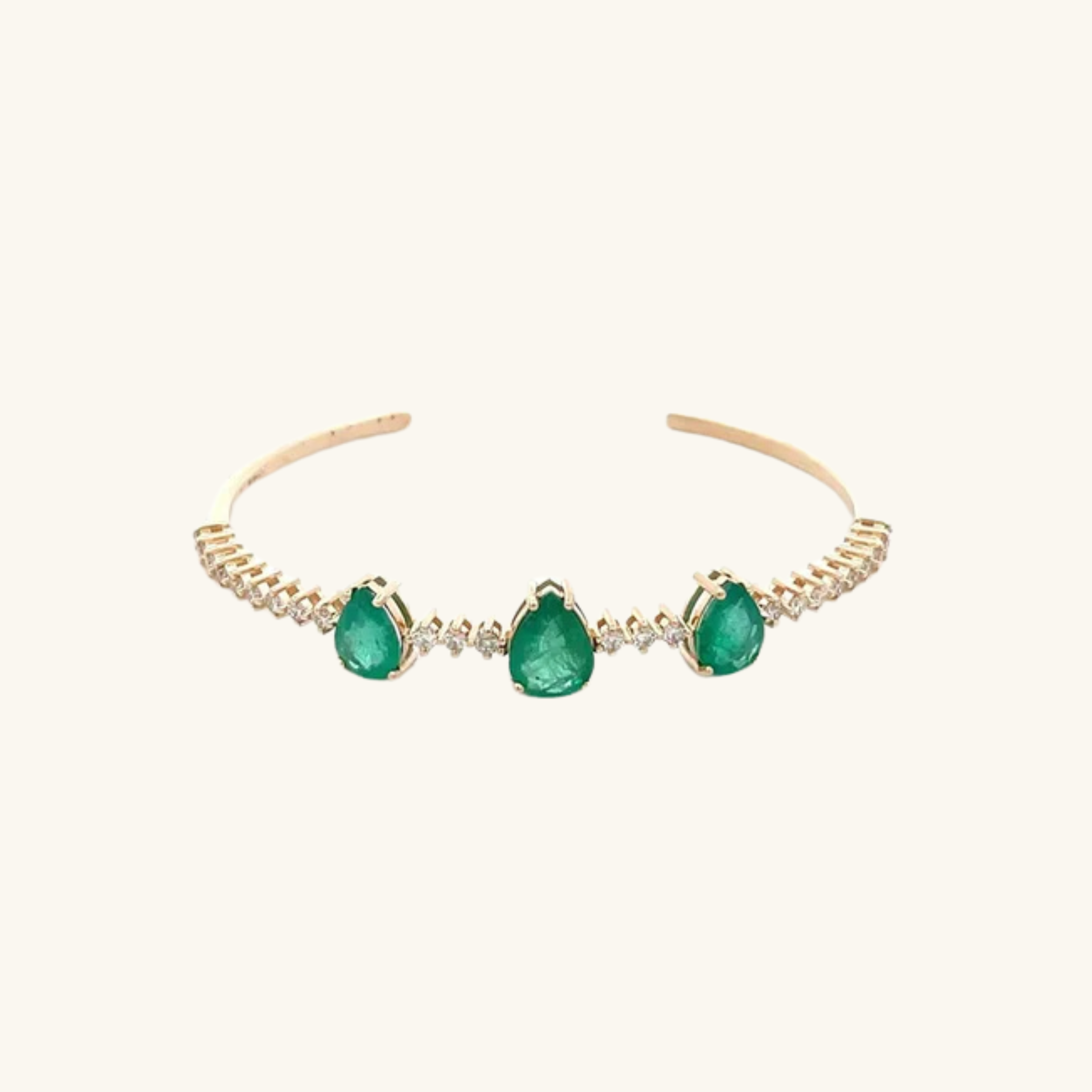 Emerald Crest Bracelet
