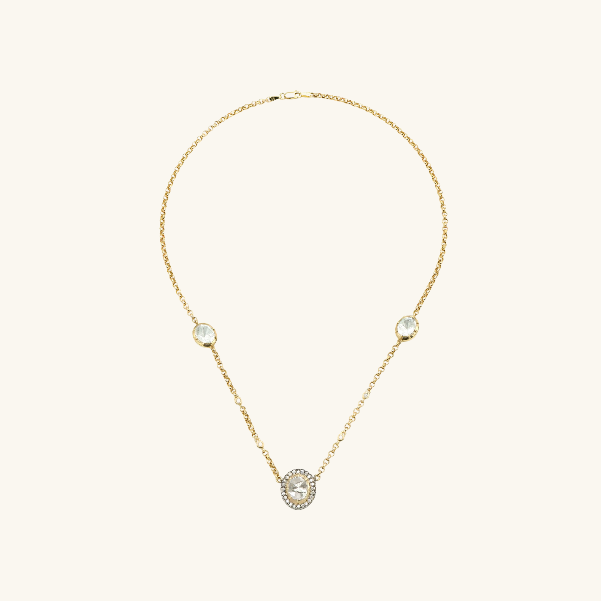 Tara Station Halo Necklace