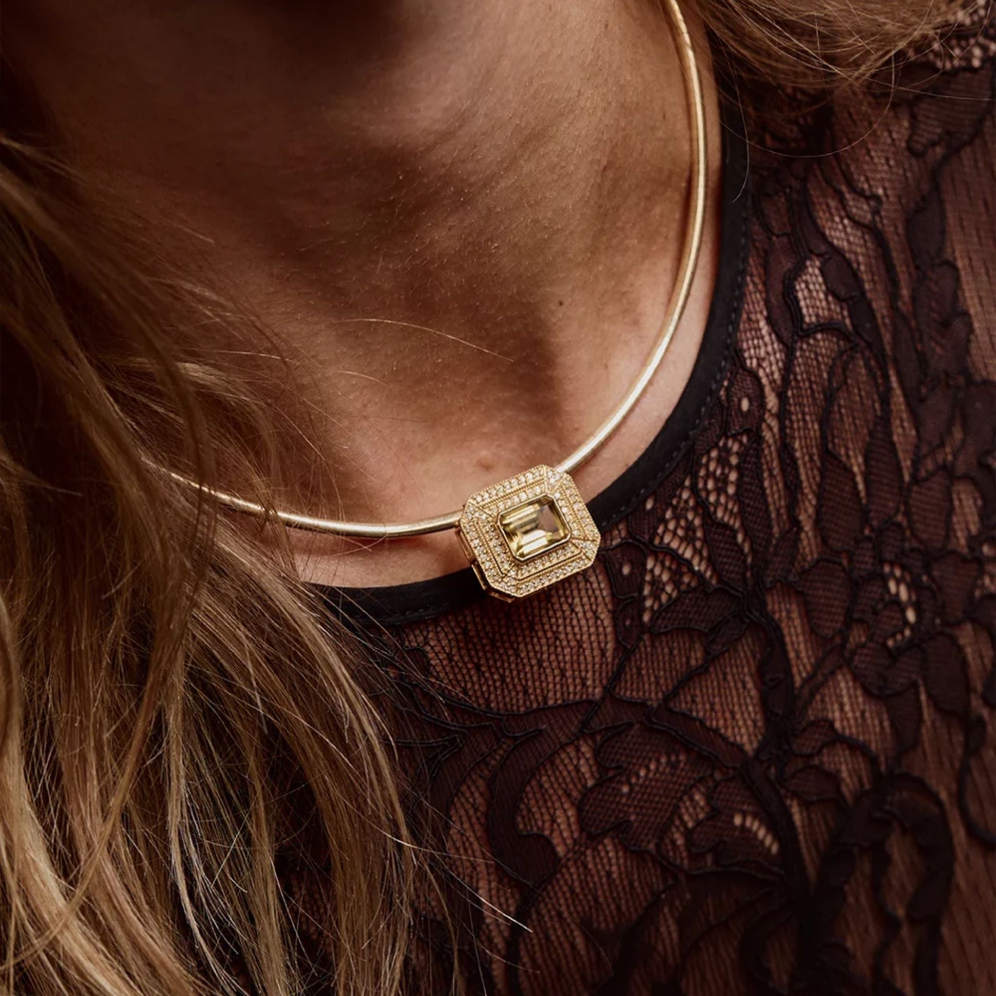 Smoky Quartz Sienna Collar