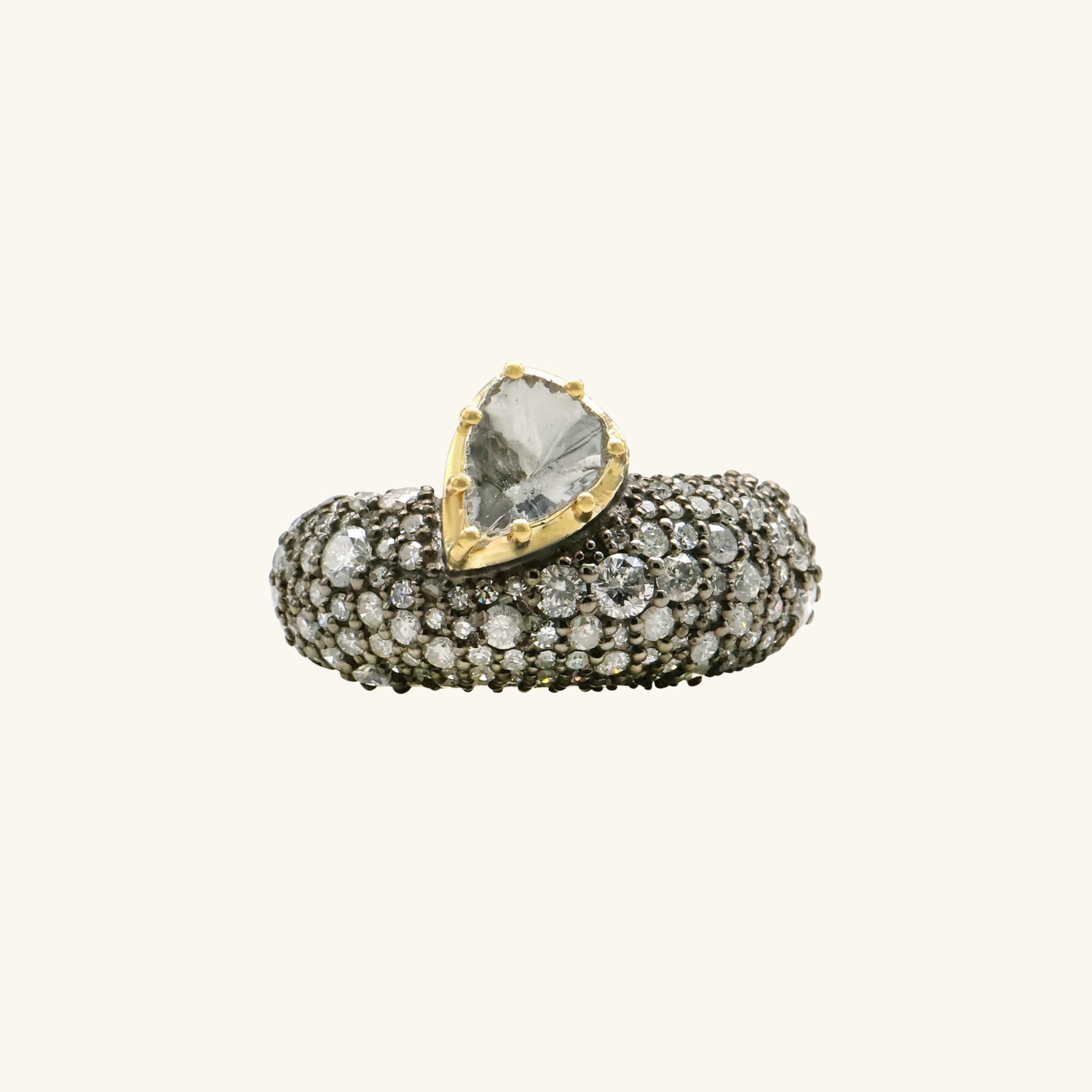 Tara Pear Dome Ring