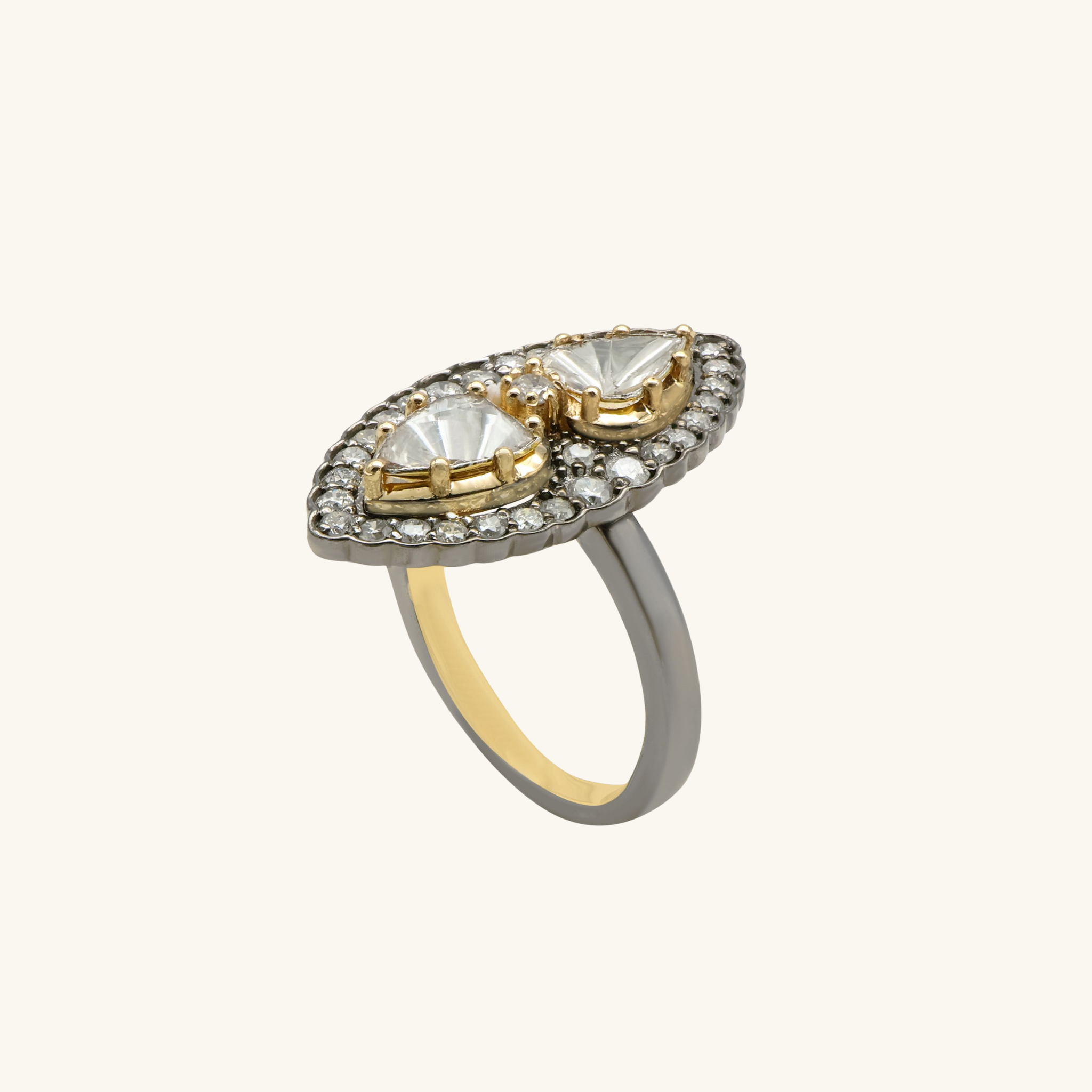 Tara Twin Pear Ring