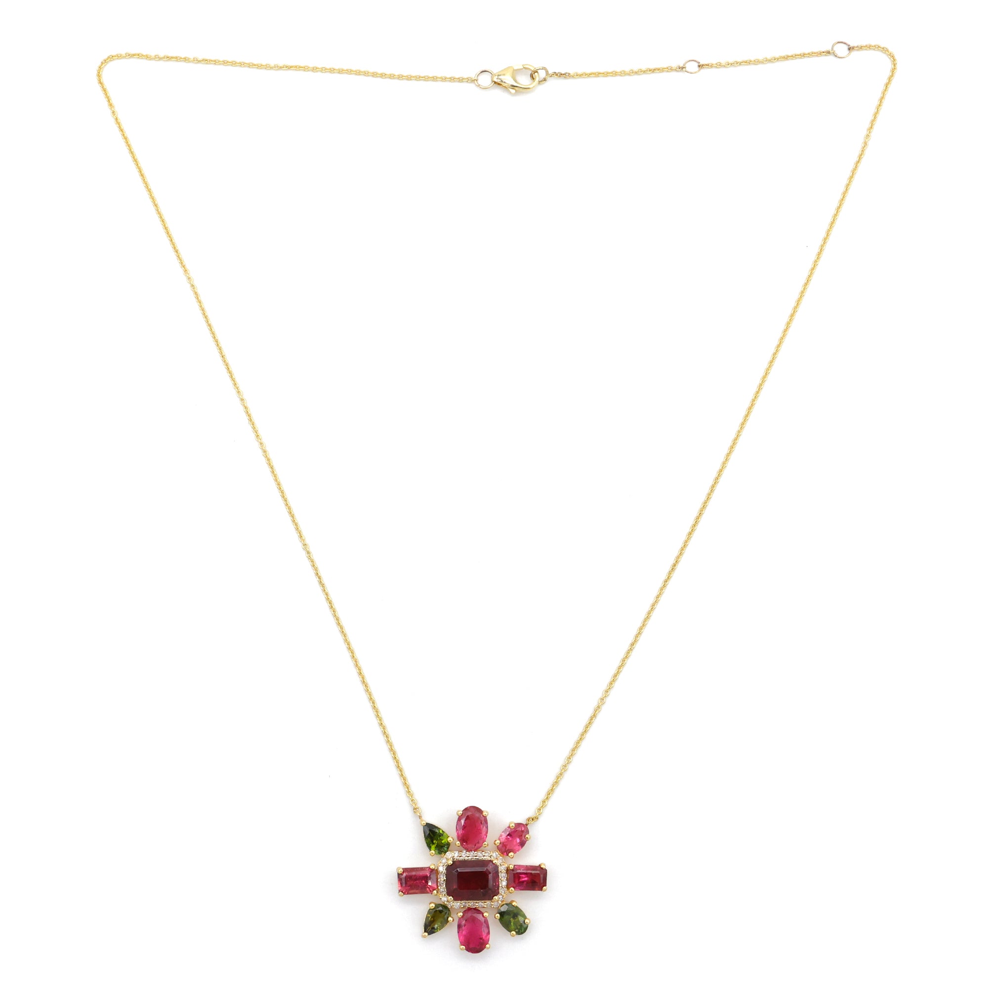 PINK JAIPUR PETAL NECKLACE