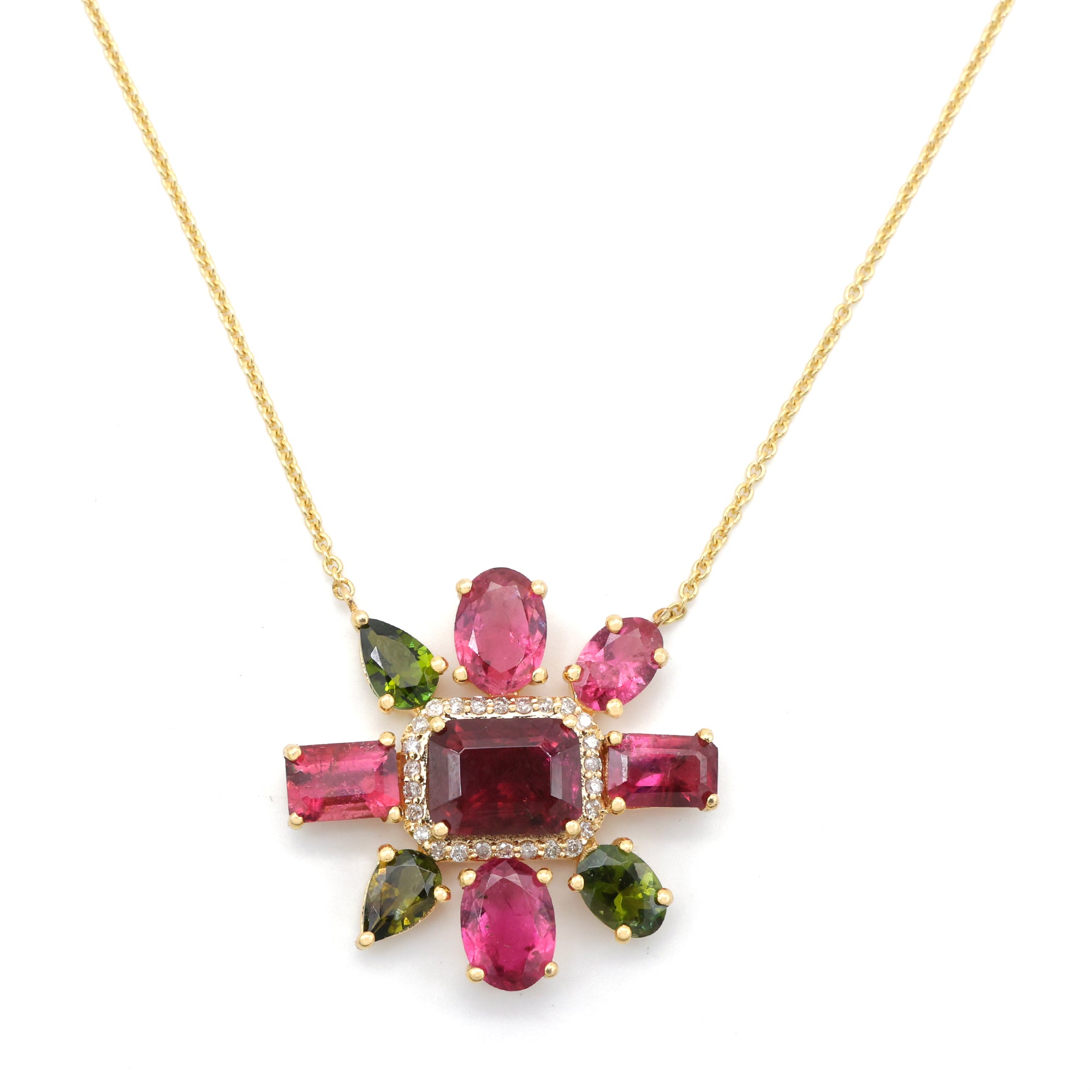 PINK JAIPUR PETAL NECKLACE