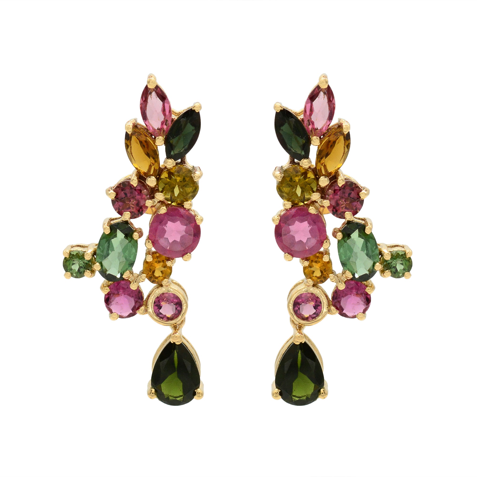 MULTICOLOR FIREWORK EAR CLIMBERS