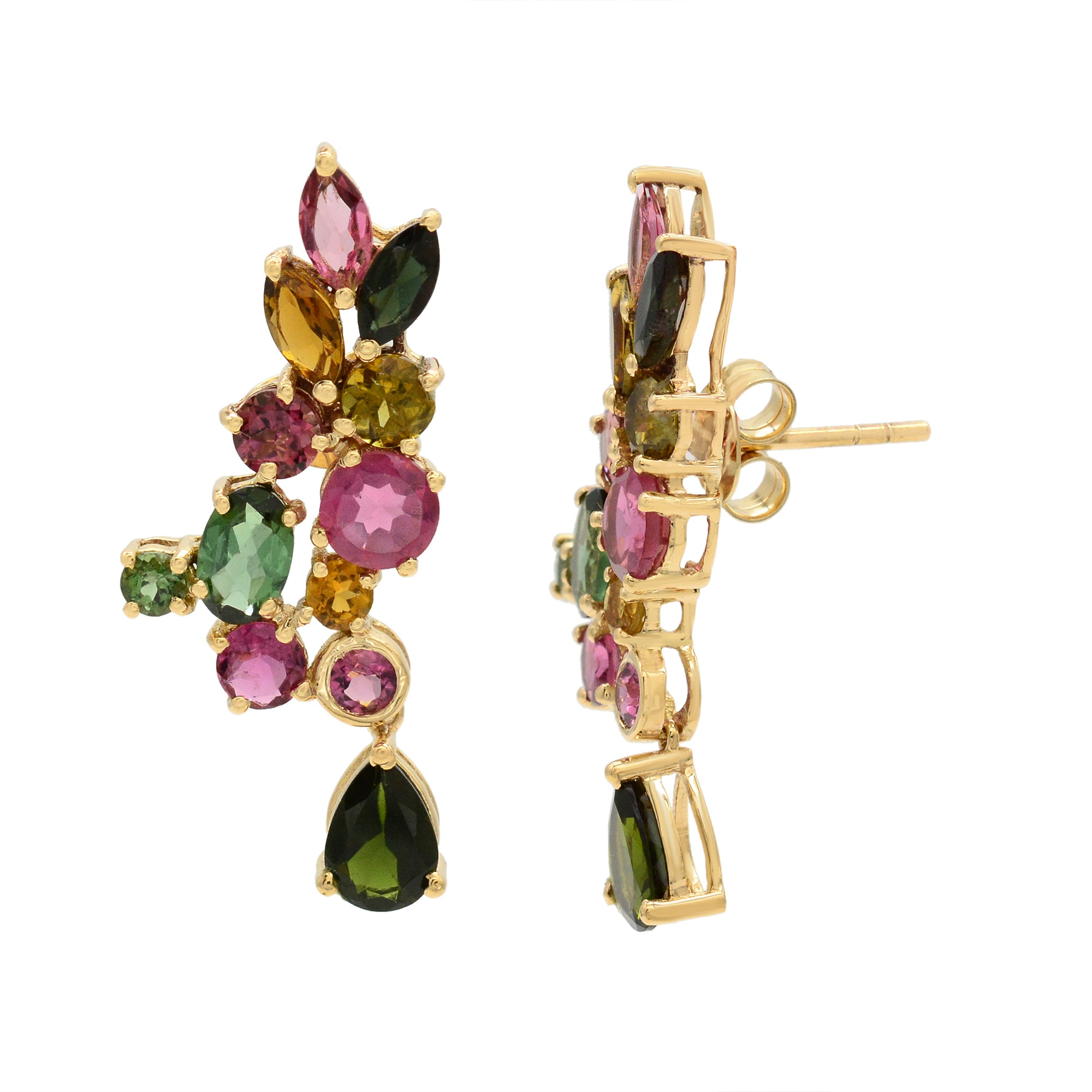 MULTICOLOR FIREWORK EAR CLIMBERS