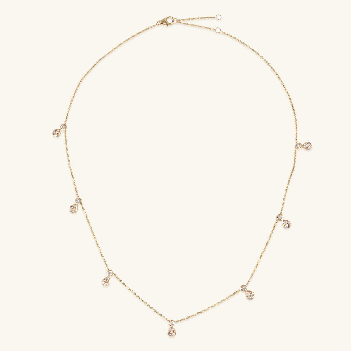 Teardrop Shaker Necklace