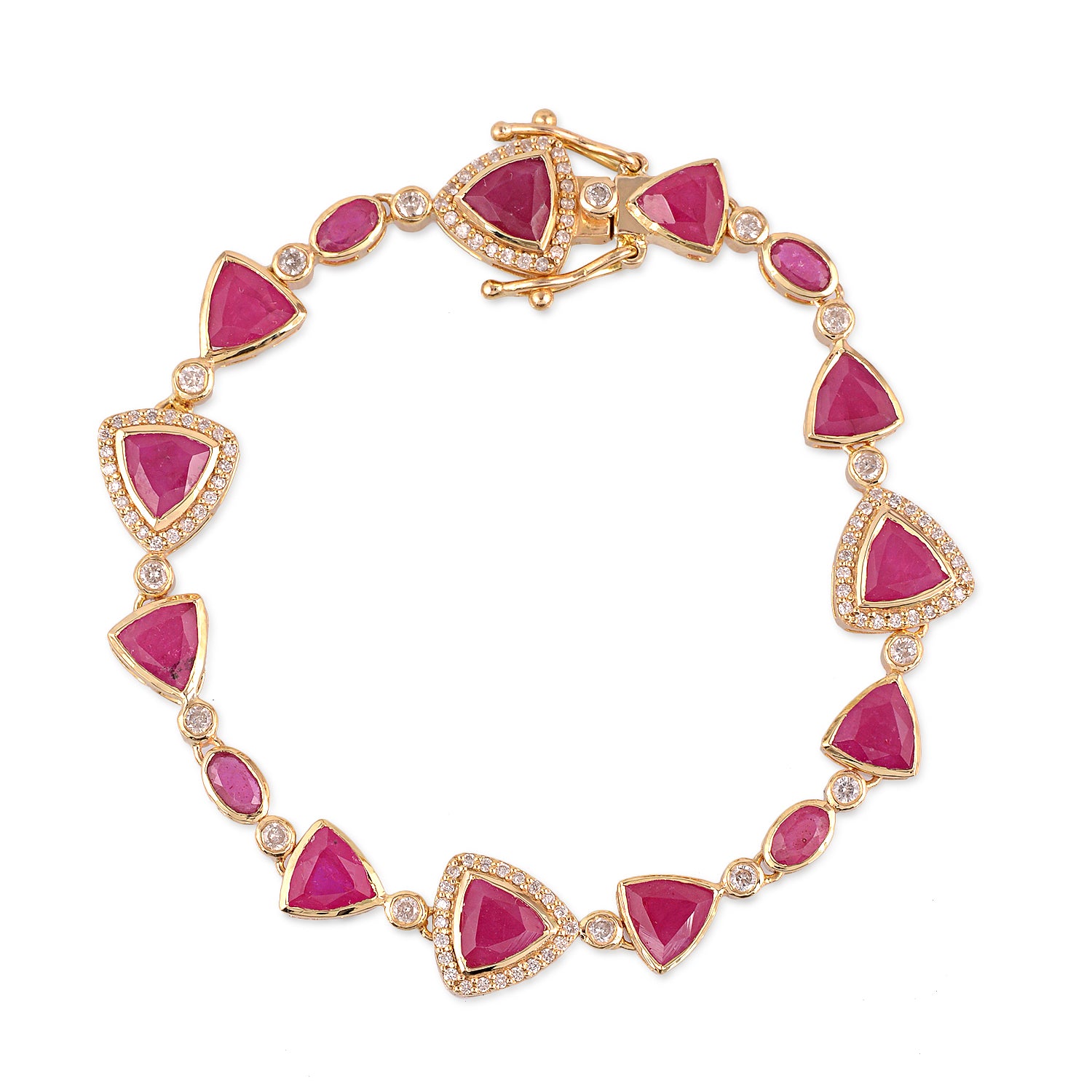 Ruby Beam Bracelet