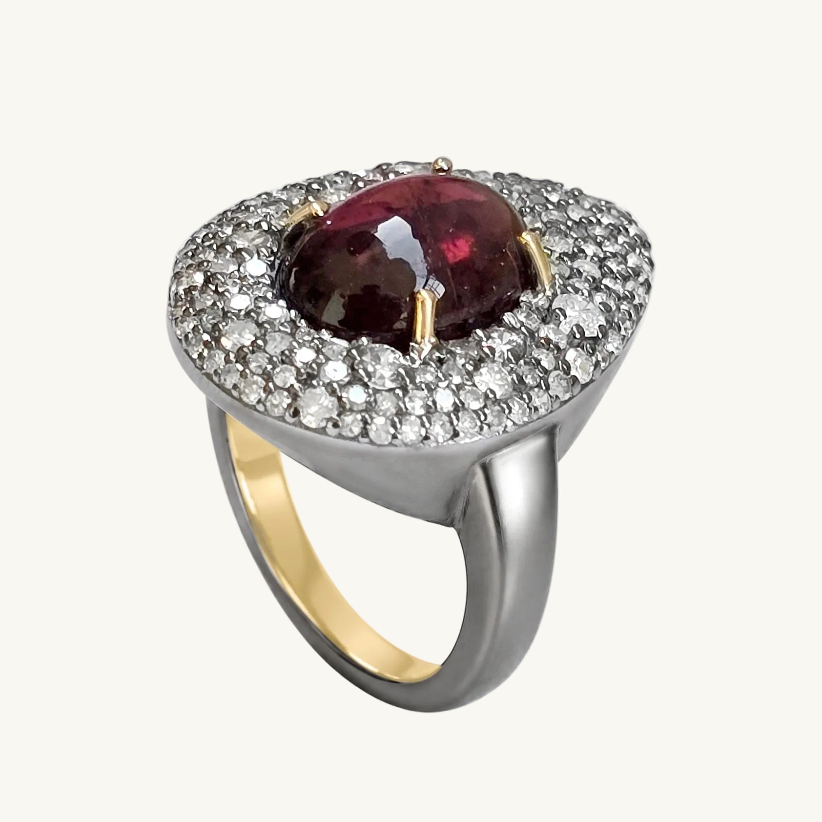 Tara Pear Cabochon Ring