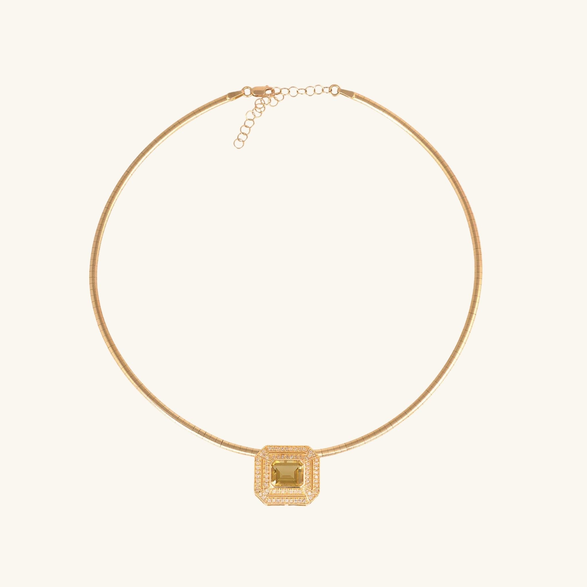 Smoky Quartz Sienna Collar