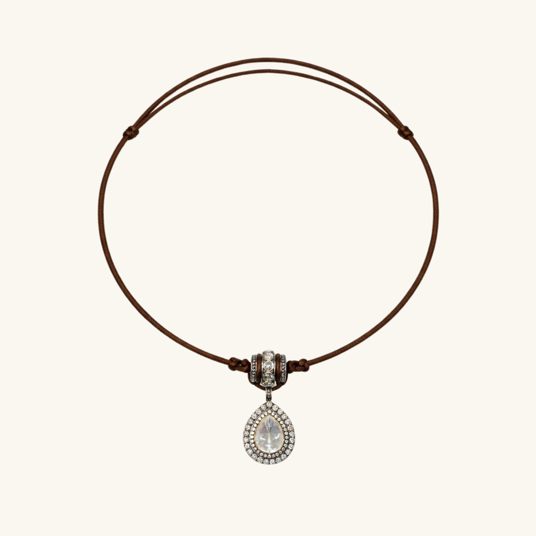 Polki Drop Dor Necklace