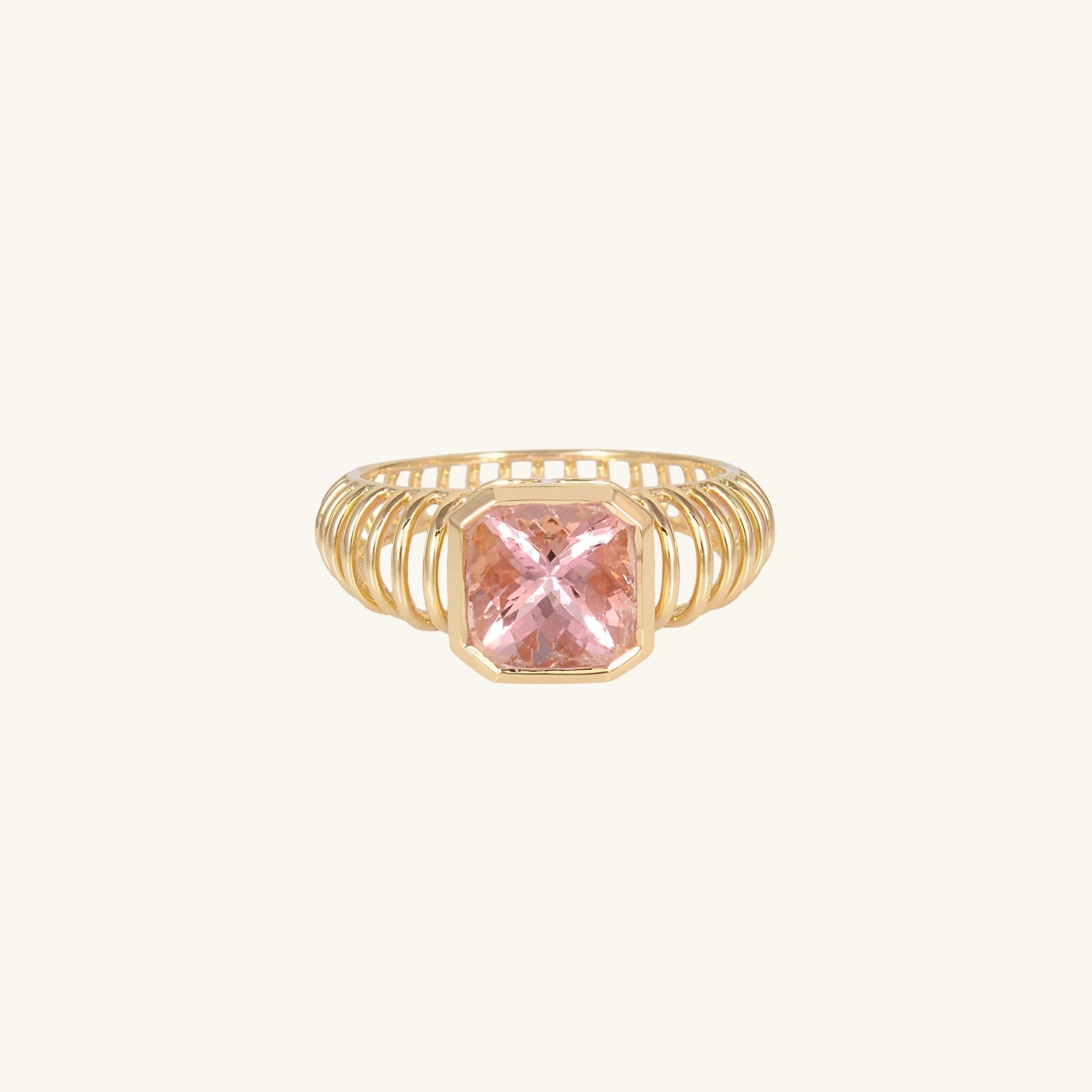 Soni Morganite Ring