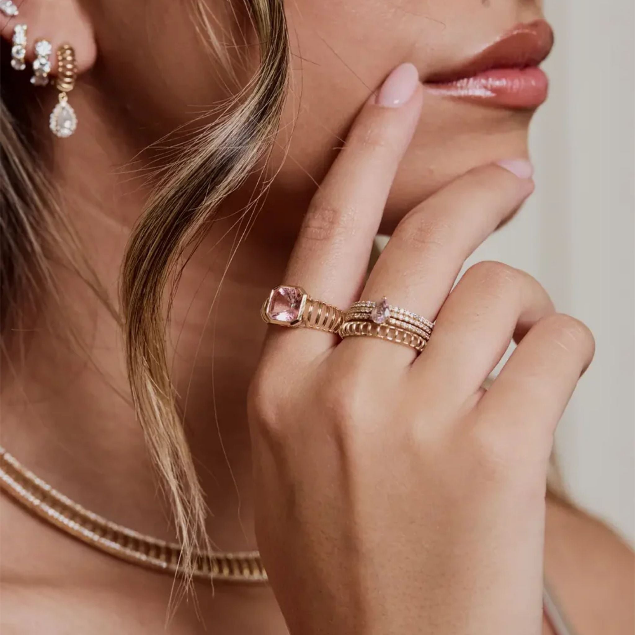 Soni Morganite Ring