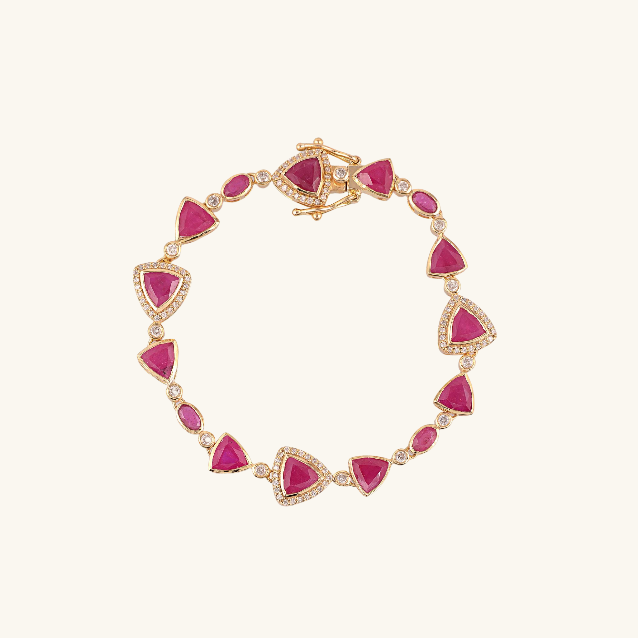 Ruby Beam Bracelet