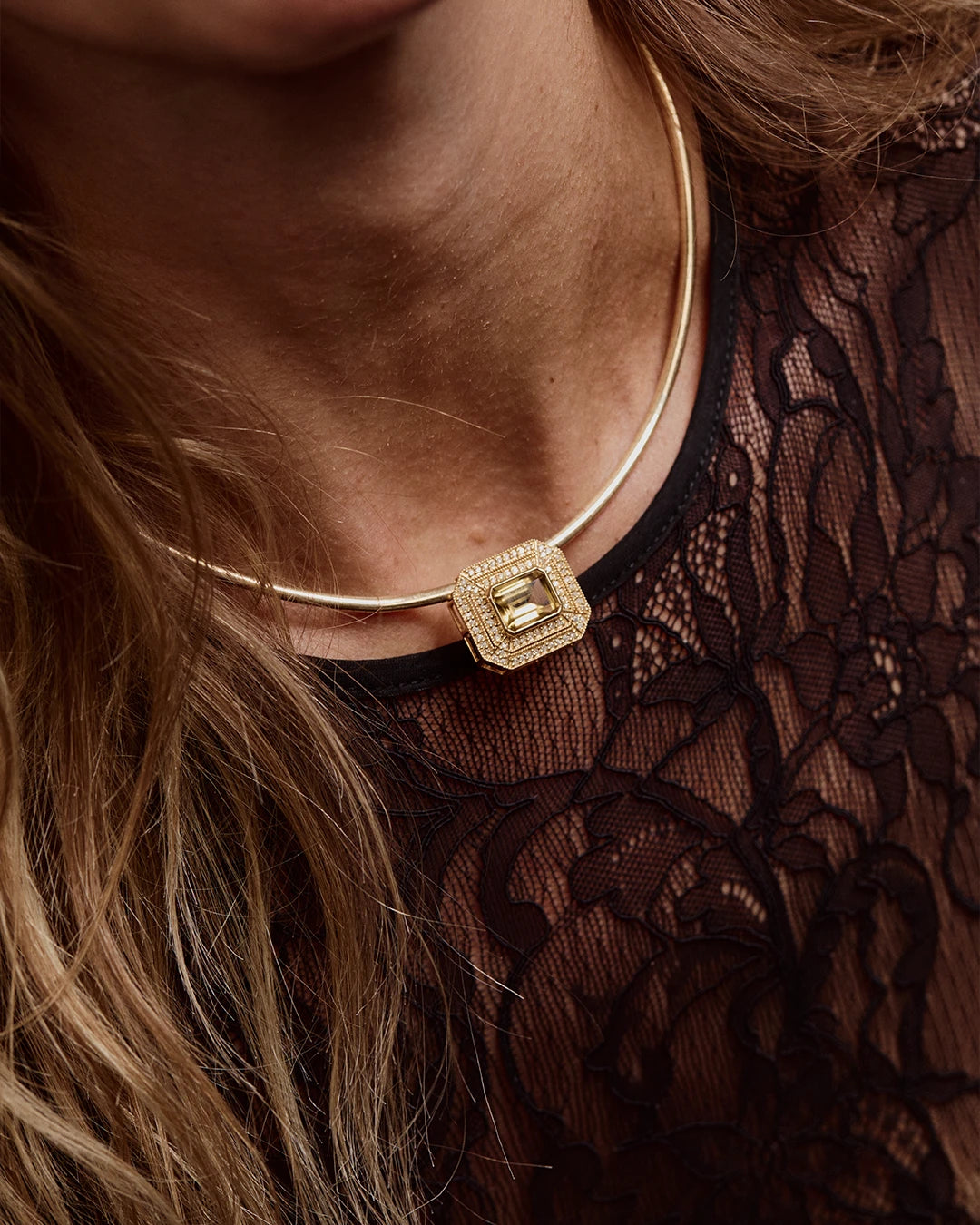 Smoky Quartz Sienna Collar